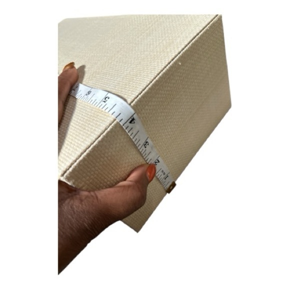 NWT Beige 2-Drawer Jewelry Organizer with Gold Handles – 11”x7”x4” - Picture 3 of 12